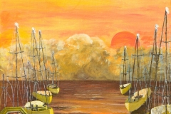 Marina al tramonto