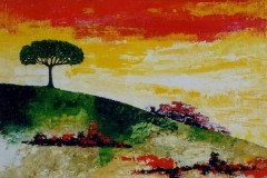 L'albero in collina