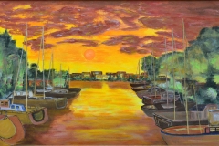 Marina al tramonto