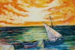 Marina al tramonto
